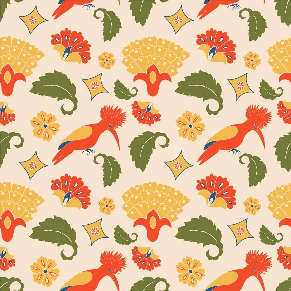 Modern Botanical Pattern - image 1 - student project