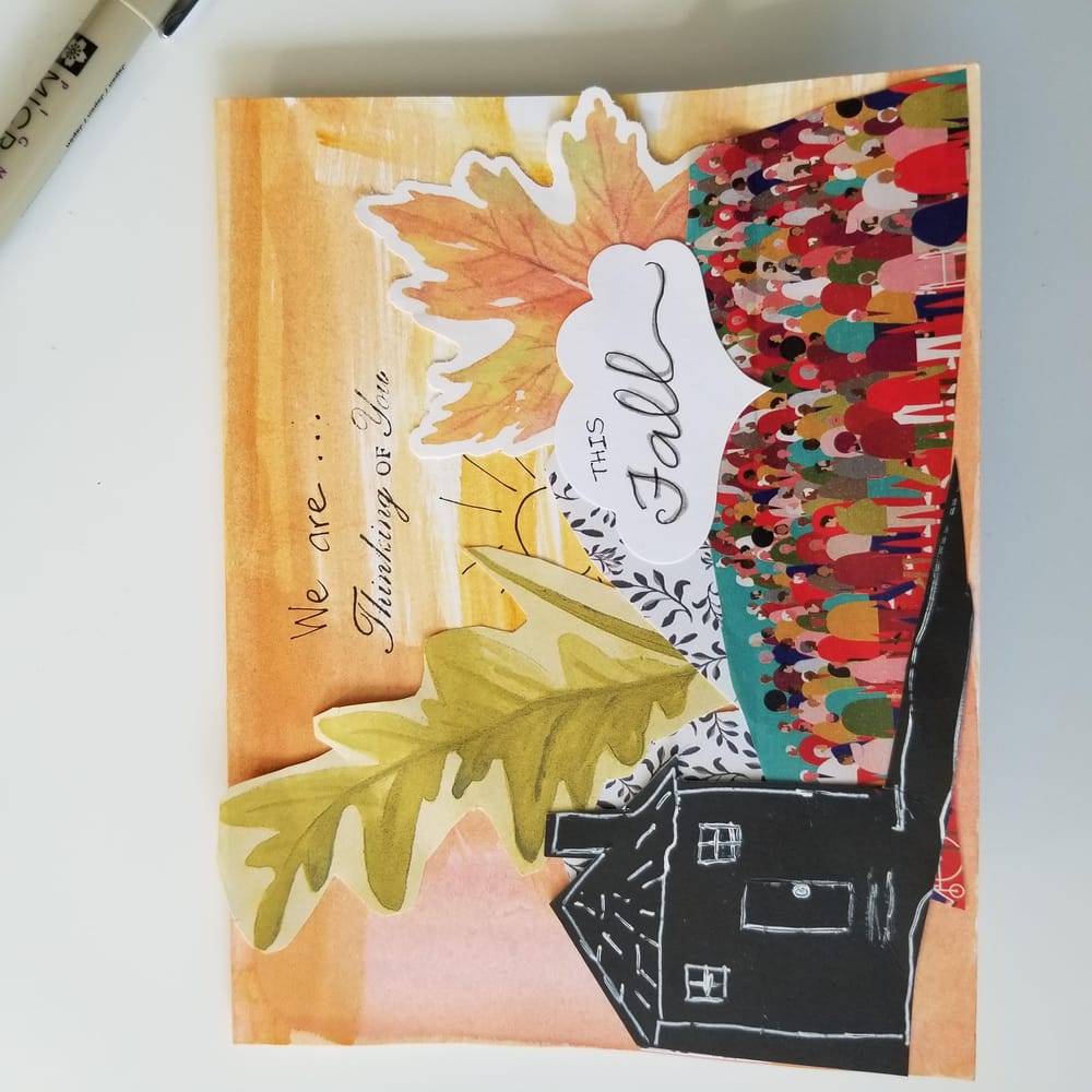 Mixed Media Card - image 1 - student project