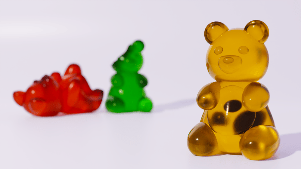 My half-eaten gummy bears - image 1 - student project