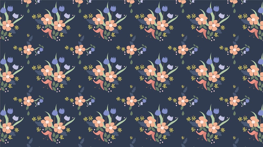 Floral Repeating Pattern - image 2 - student project