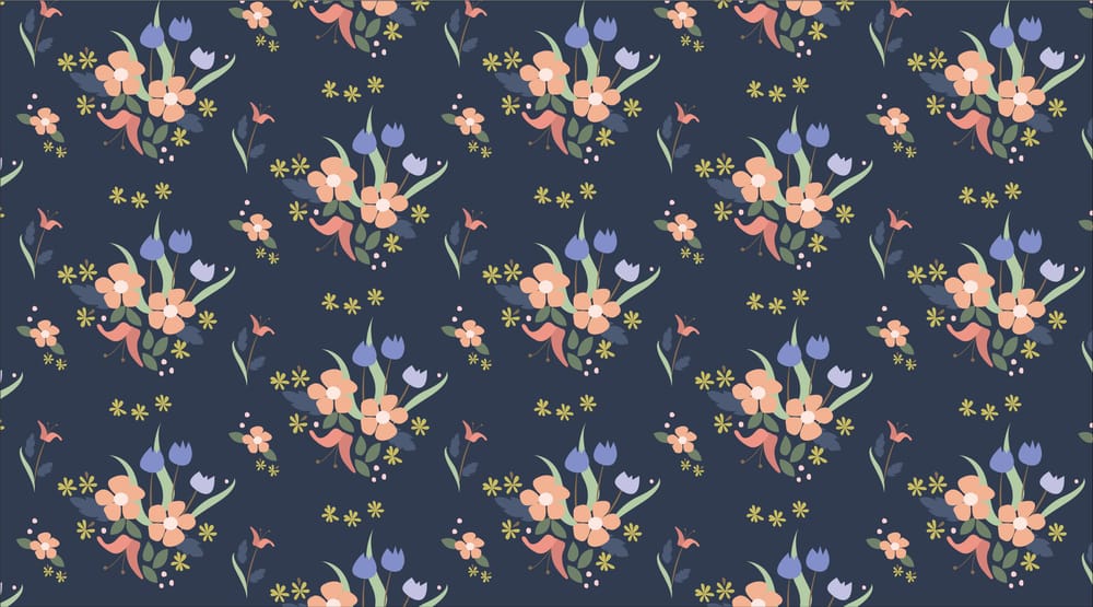 Floral Repeating Pattern - image 3 - student project