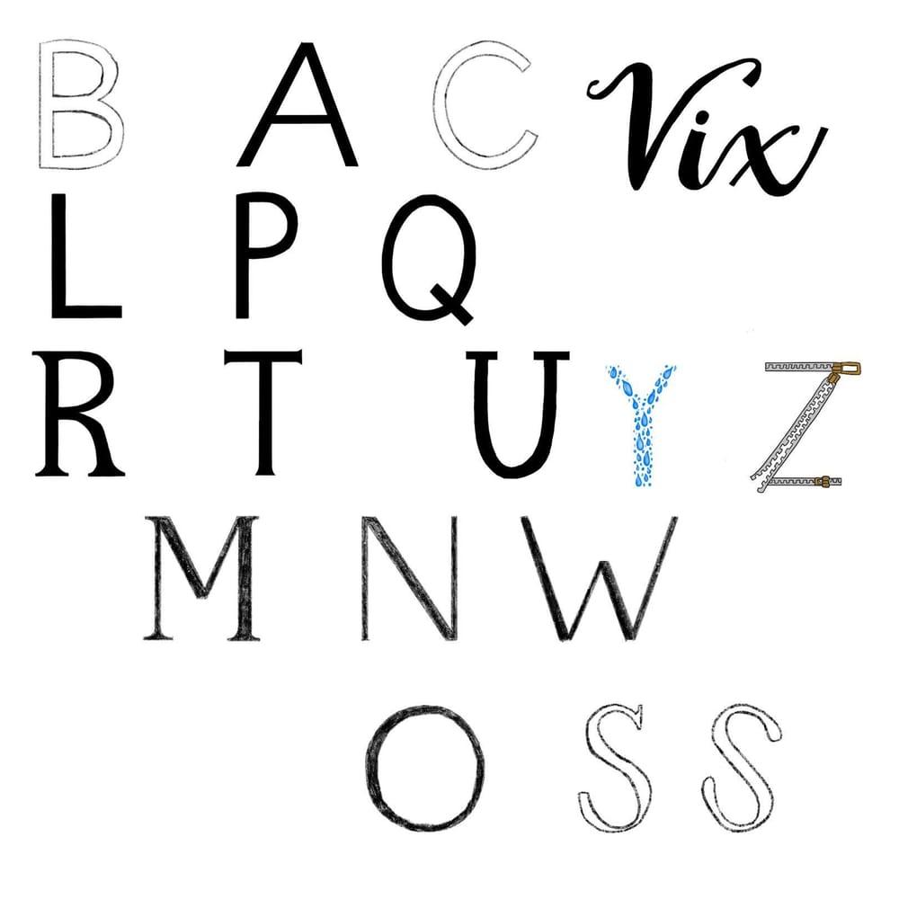 Lettering process and final project - image 1 - student project