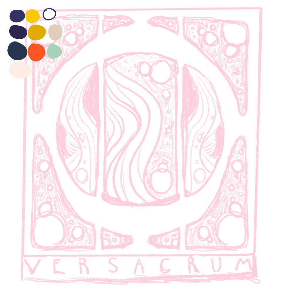Ver Sacrum: Art Nouveau Inspired Cover - image 2 - student project