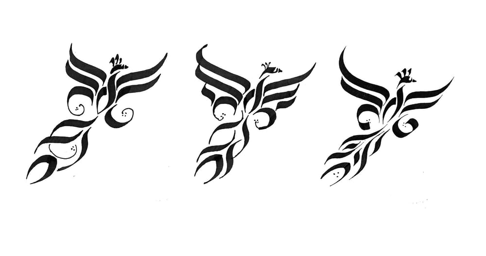 Great Gothic Boot Camp Challenge: Calligraphy Stroke Tatoo + Sketches and Exploration + Exercises - image 8 - student project