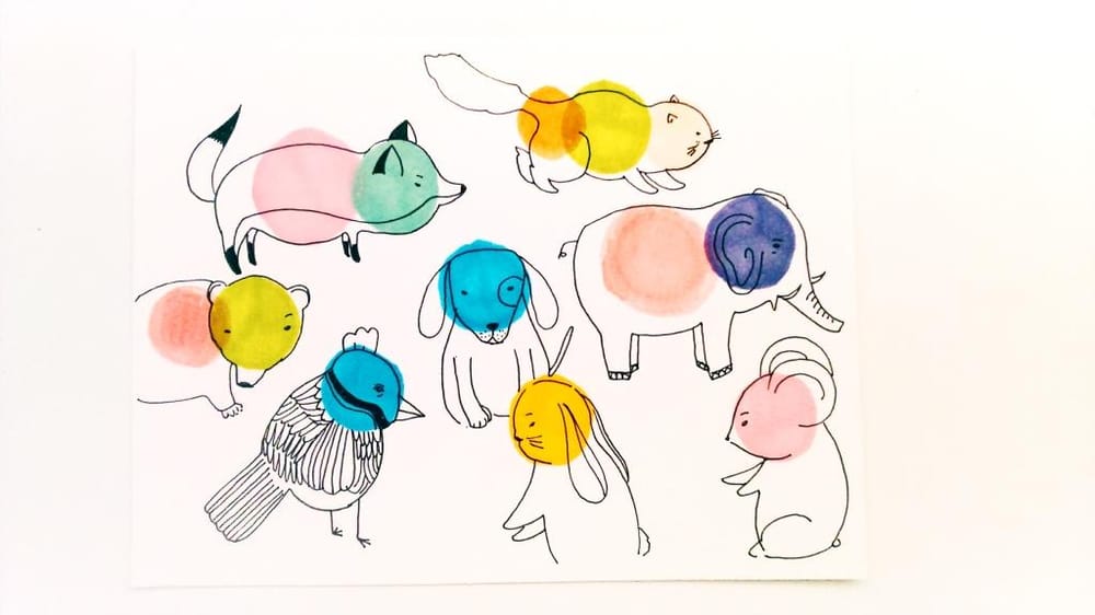 Animals in Circles Skillshare Student Project