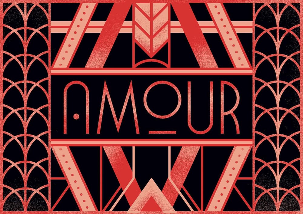Amour - Art Deco lettering - image 10 - student project