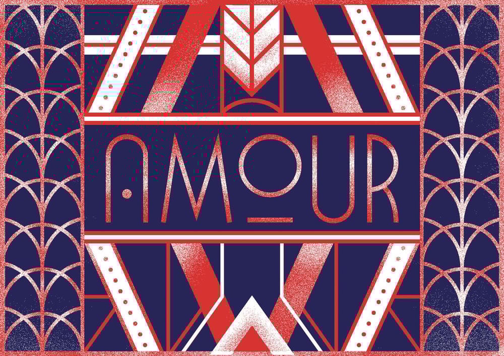 Amour - Art Deco lettering - image 11 - student project