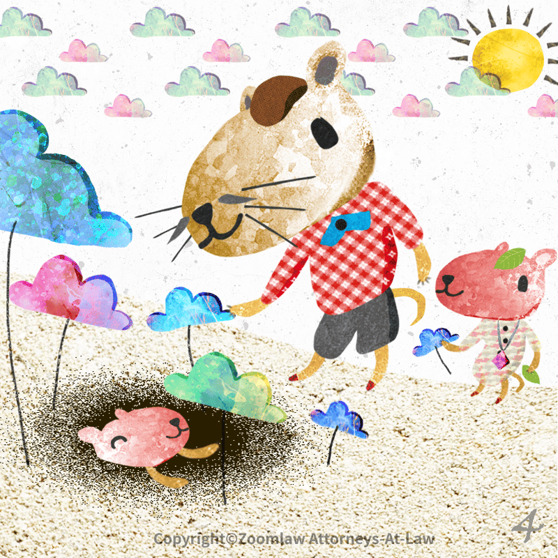 Greeting card---New arrival Gopher family - image 5 - student project