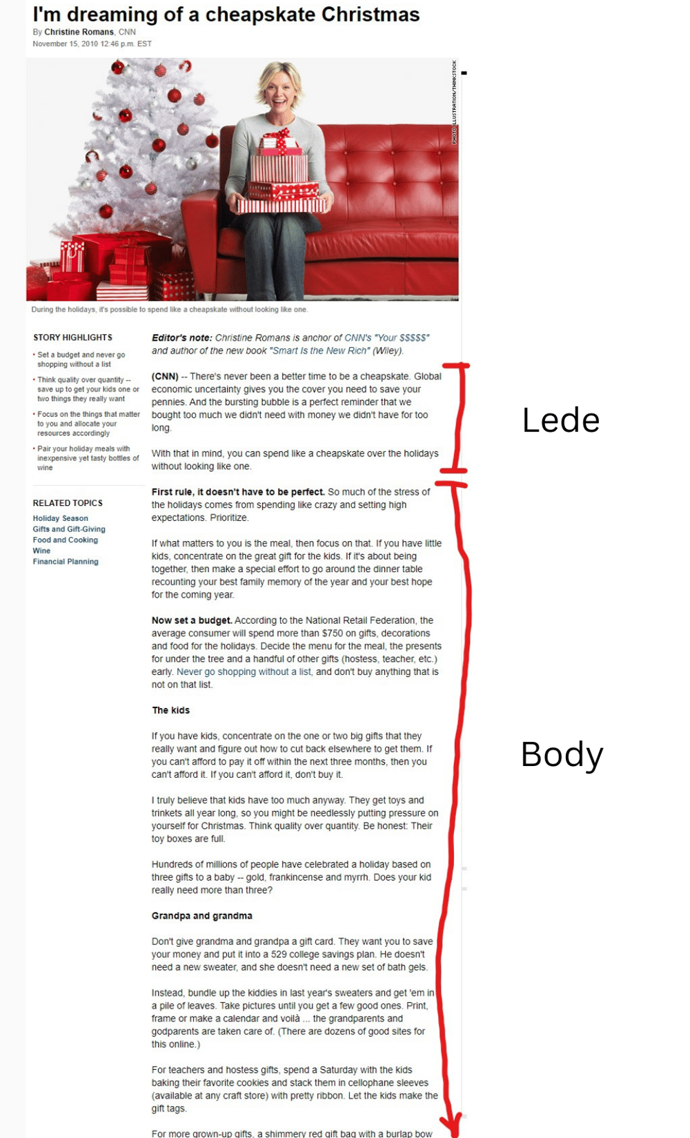 Dissecting News Articles - image 2 - student project