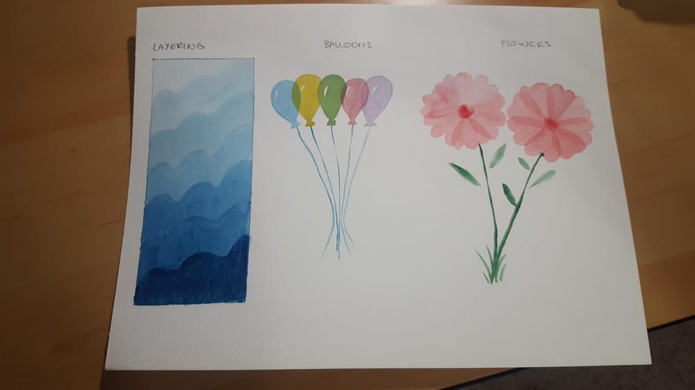 Watercolor practice - image 1 - student project