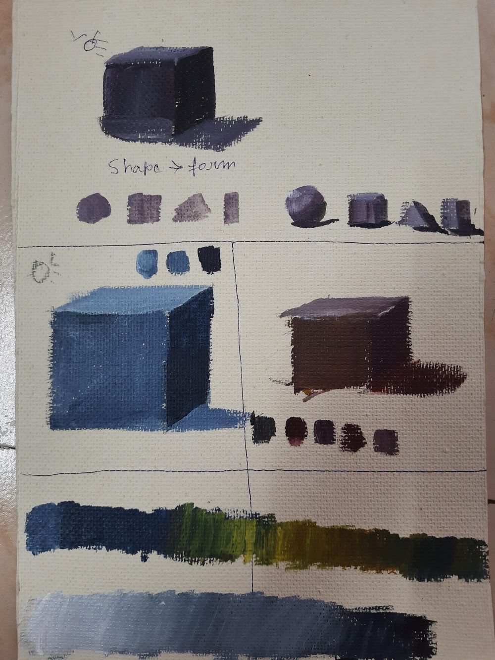 Acrylic painting for beginners - image 13 - student project