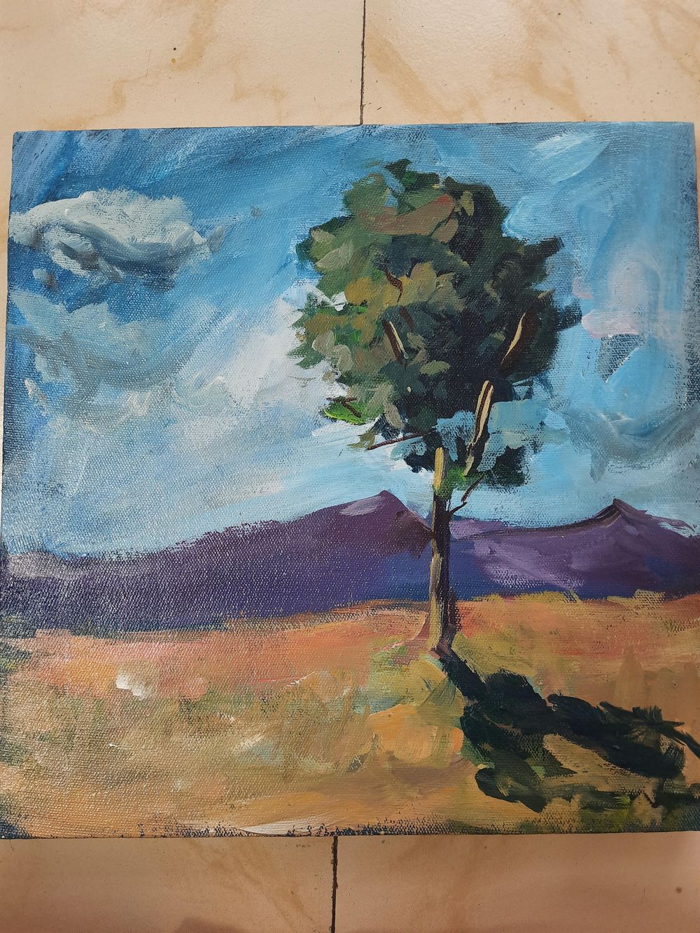 Acrylic painting for beginners - image 3 - student project