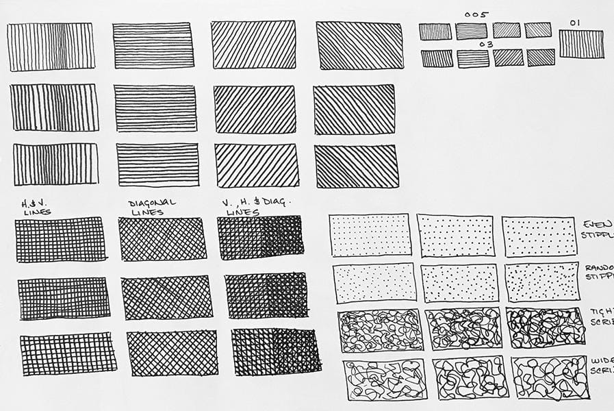 Technical pen pieces - image 1 - student project