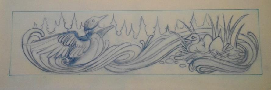 Loon and Deer - image 3 - student project