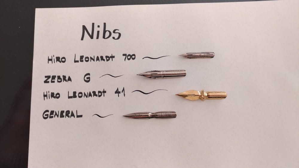 Inking Working with a Nib Skillshare Student Project