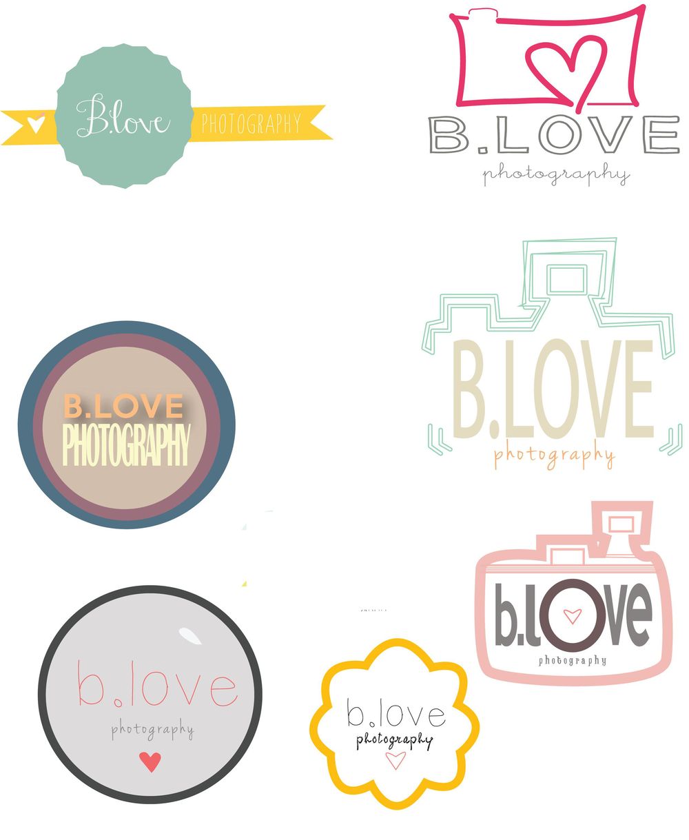 B.love Photography Logo - image 3 - student project
