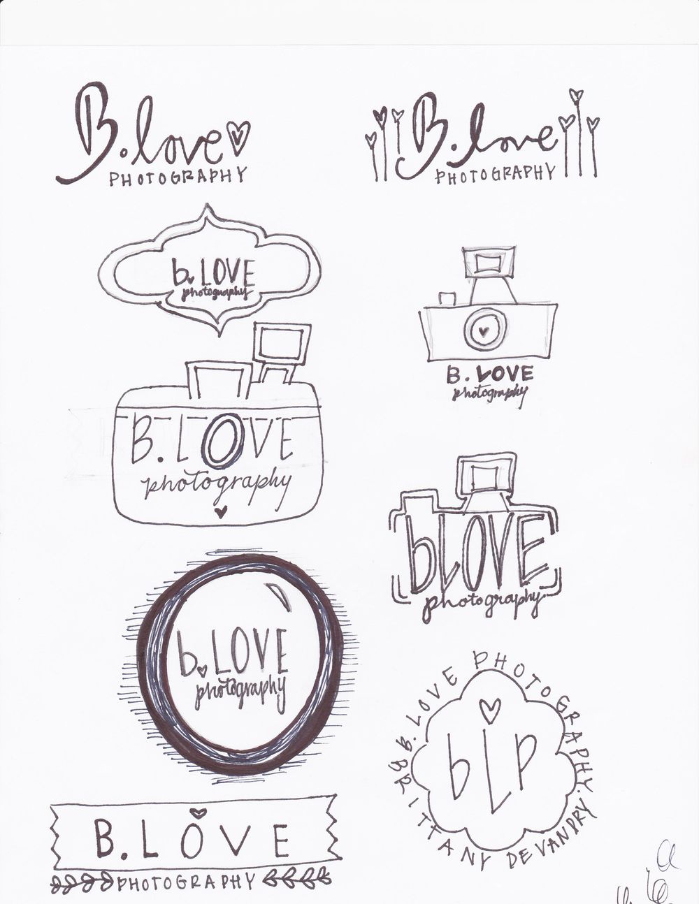 B.love Photography Logo - image 2 - student project