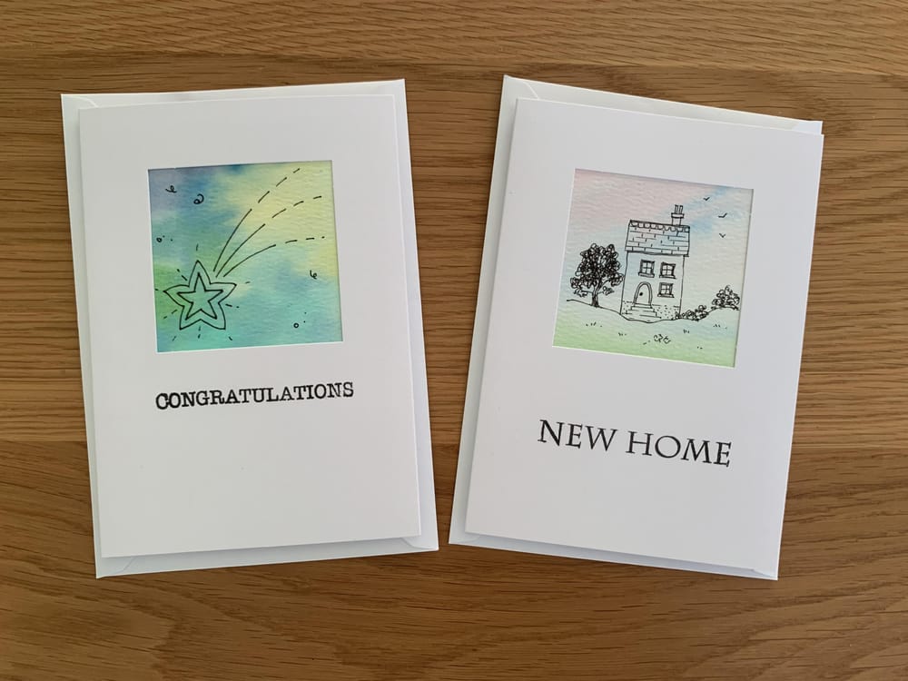 Watercolour cards - image 4 - student project