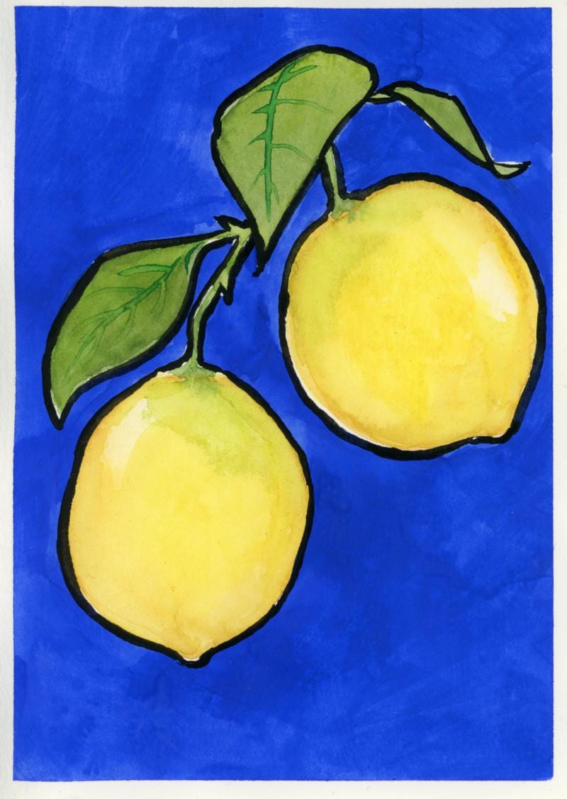 Midnigth arting: blue lemon - image 1 - student project