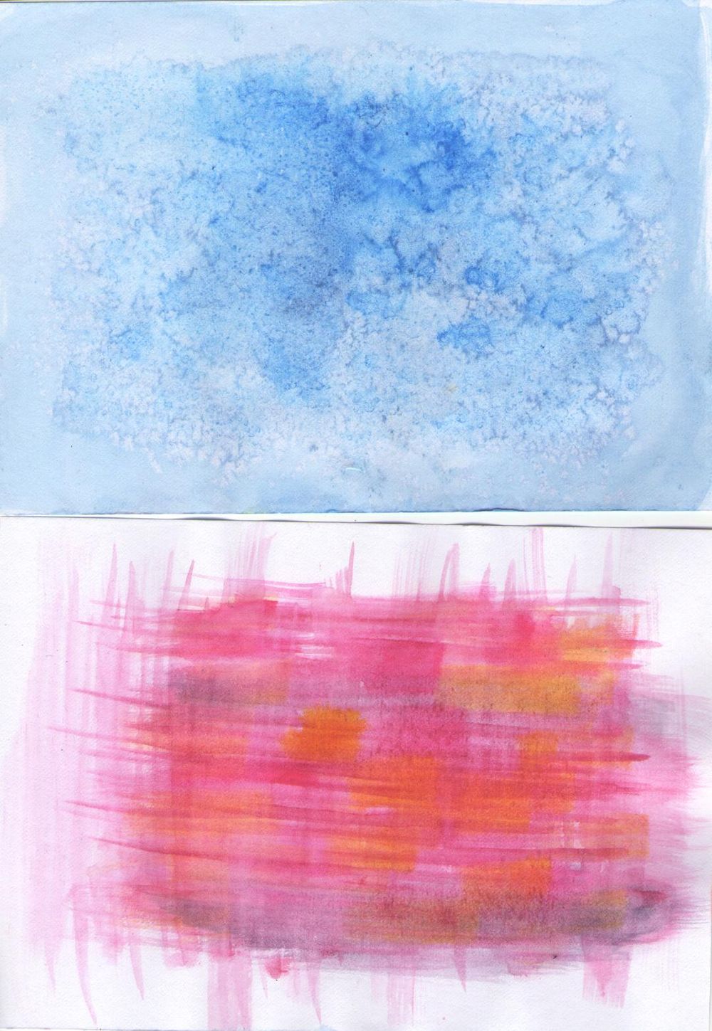 Watercolor backgrounds - image 1 - student project