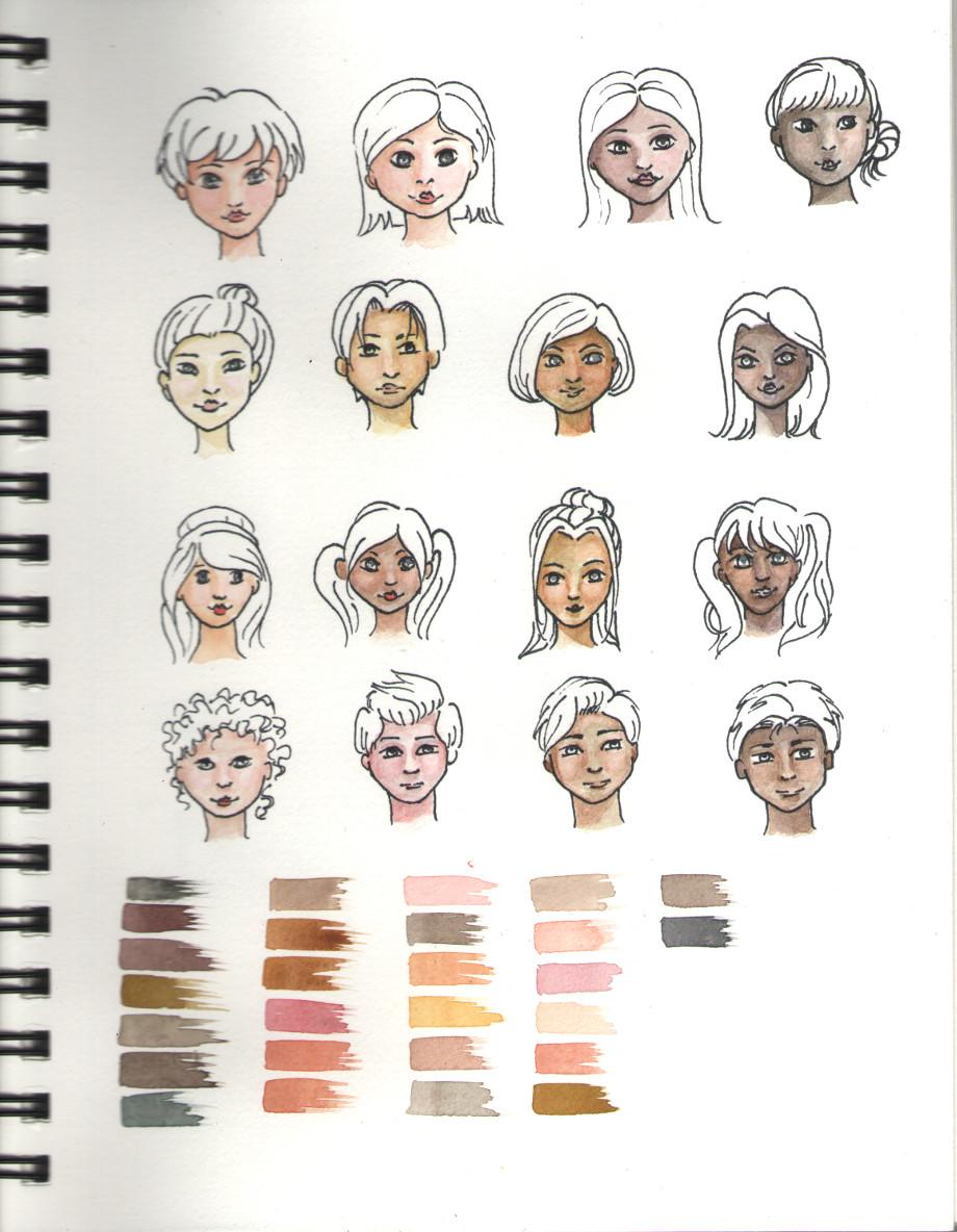 Skin tones - image 3 - student project