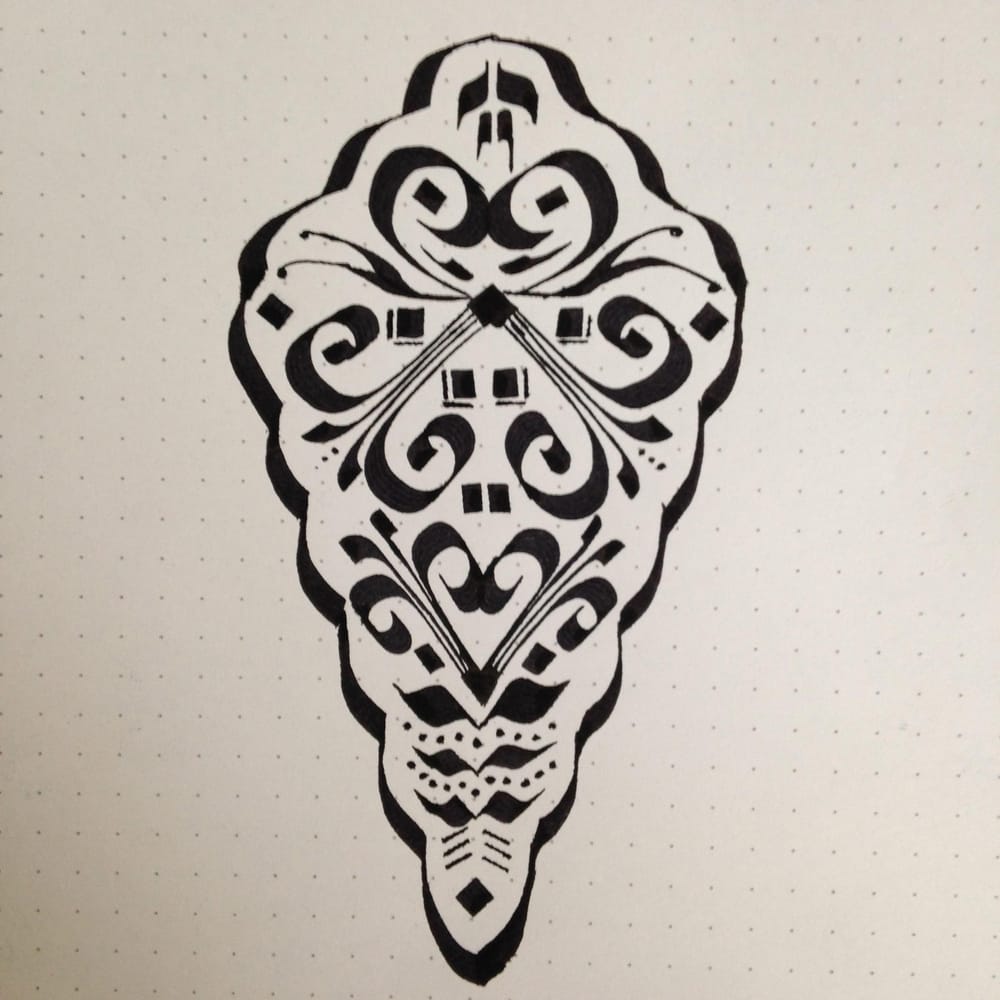 Calligraphic Motif for Pattern - image 2 - student project