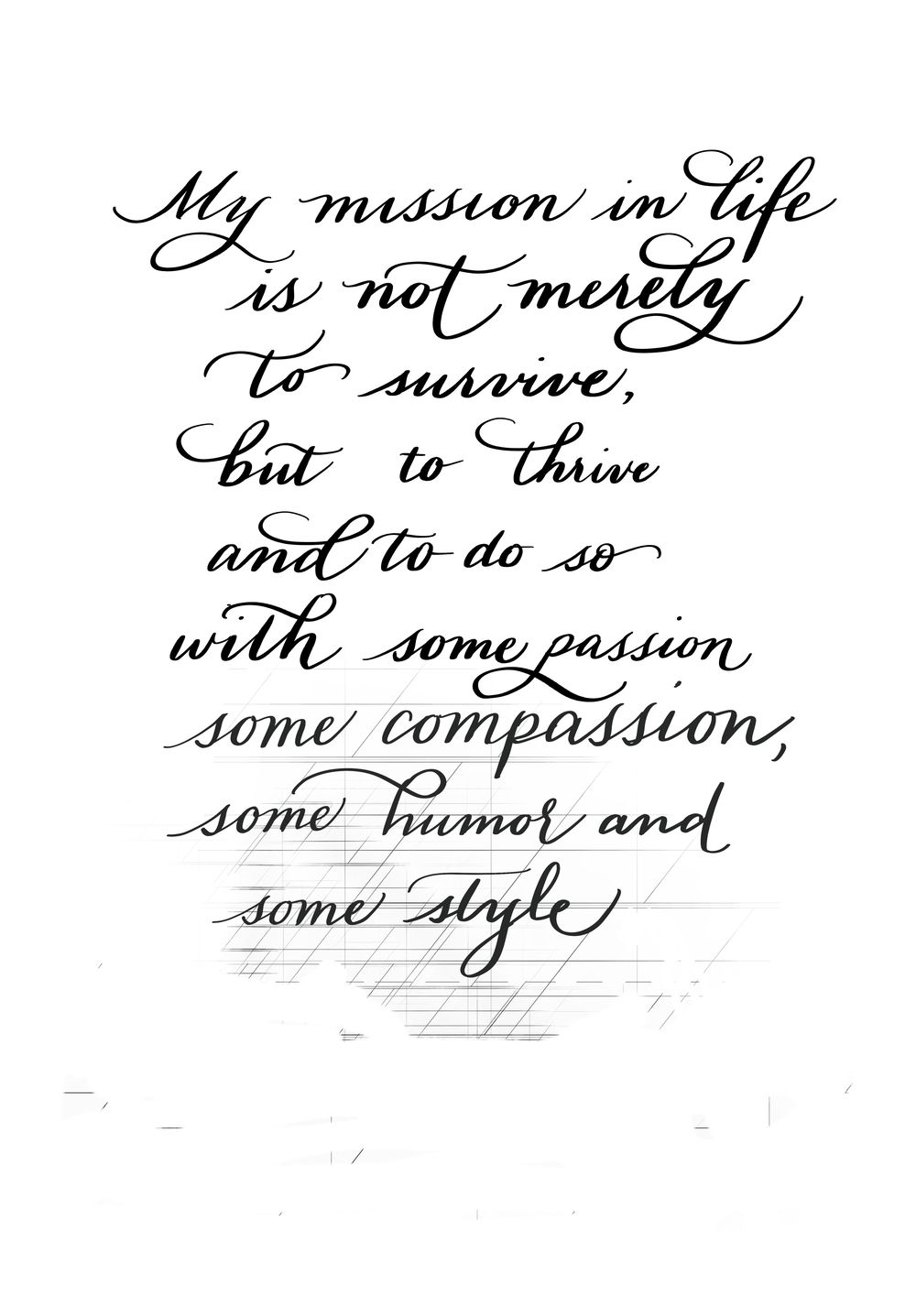 Working on my flourishes - image 1 - student project