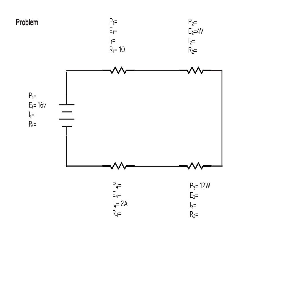 Ohm's Law Series Circuit Problem - image 1 - student project