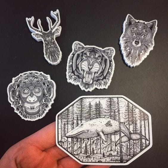 Sticker - image 2 - student project