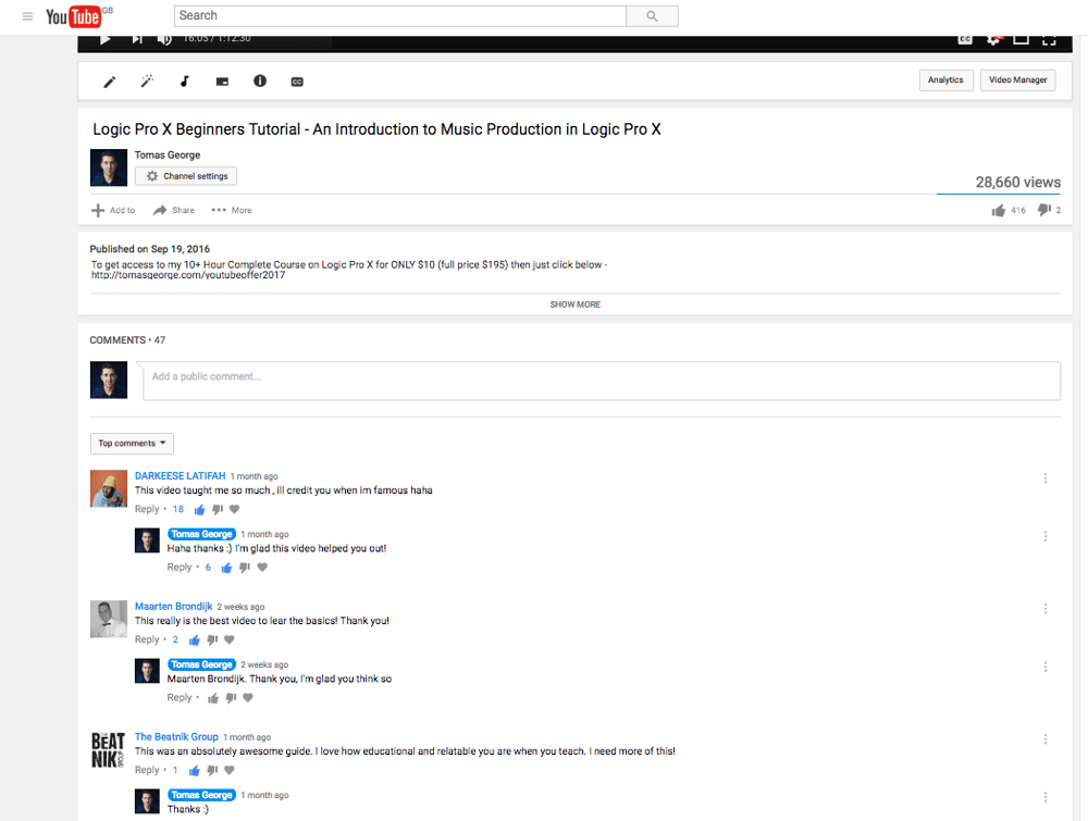 My YouTube community - image 1 - student project