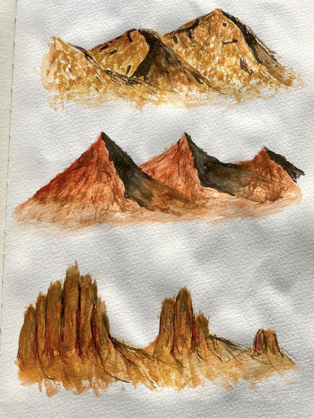 Watercolor landscapes - Z. Nabeel - image 4 - student project