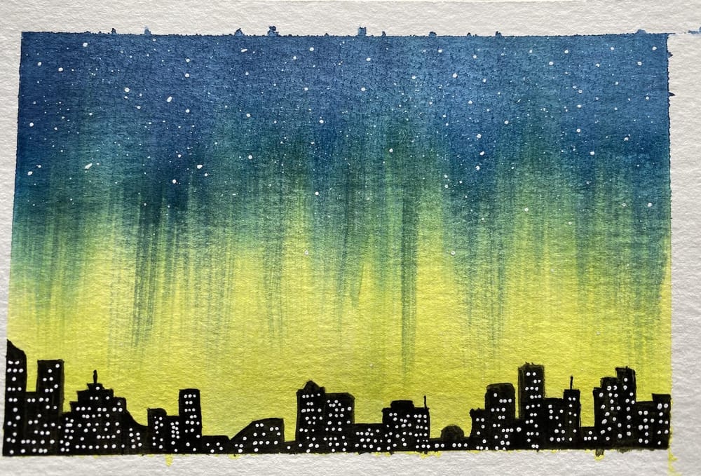 Northern lights 4 ways - Z. Nabeel - image 4 - student project