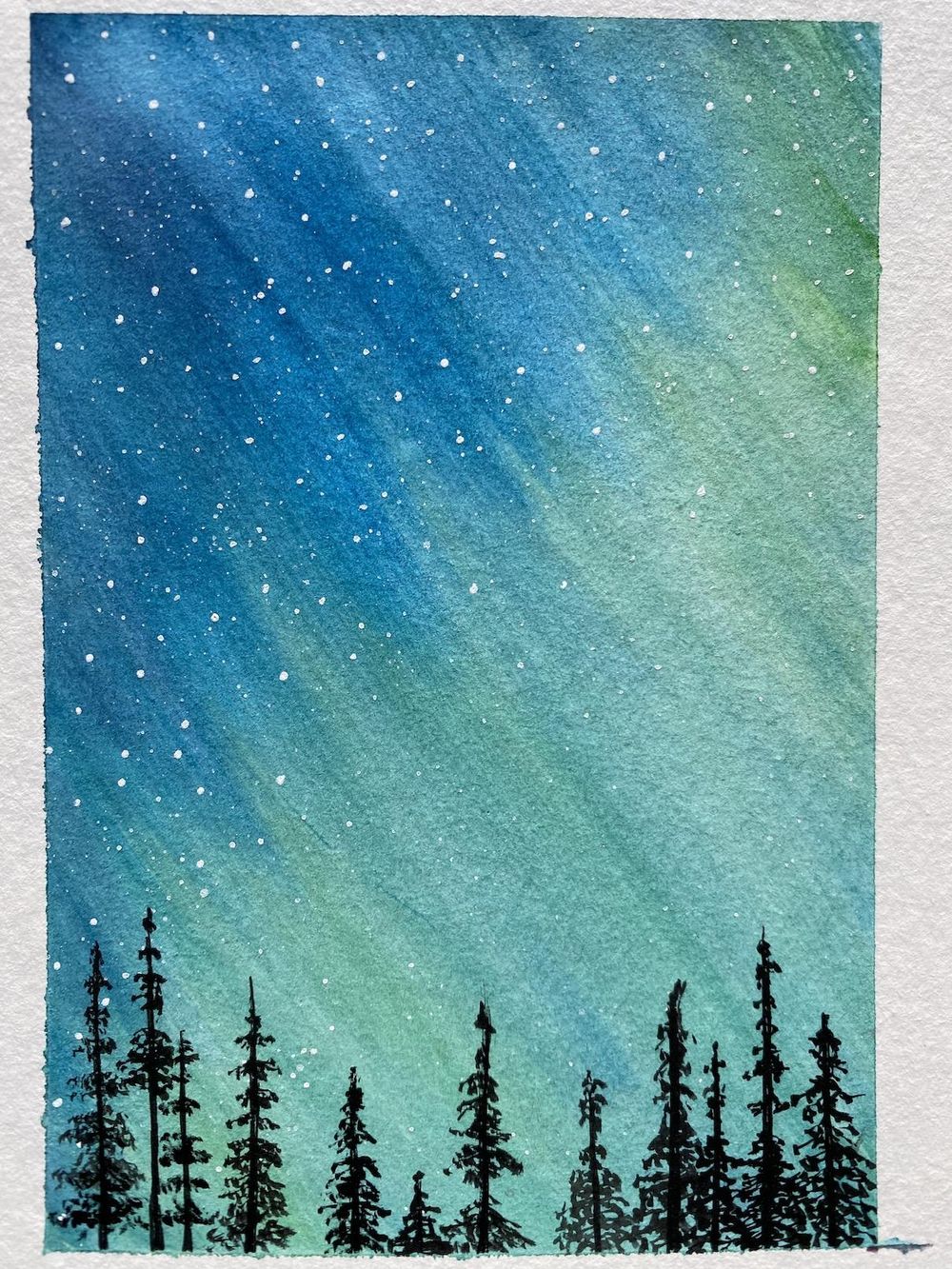 Northern lights 4 ways - Z. Nabeel - image 3 - student project