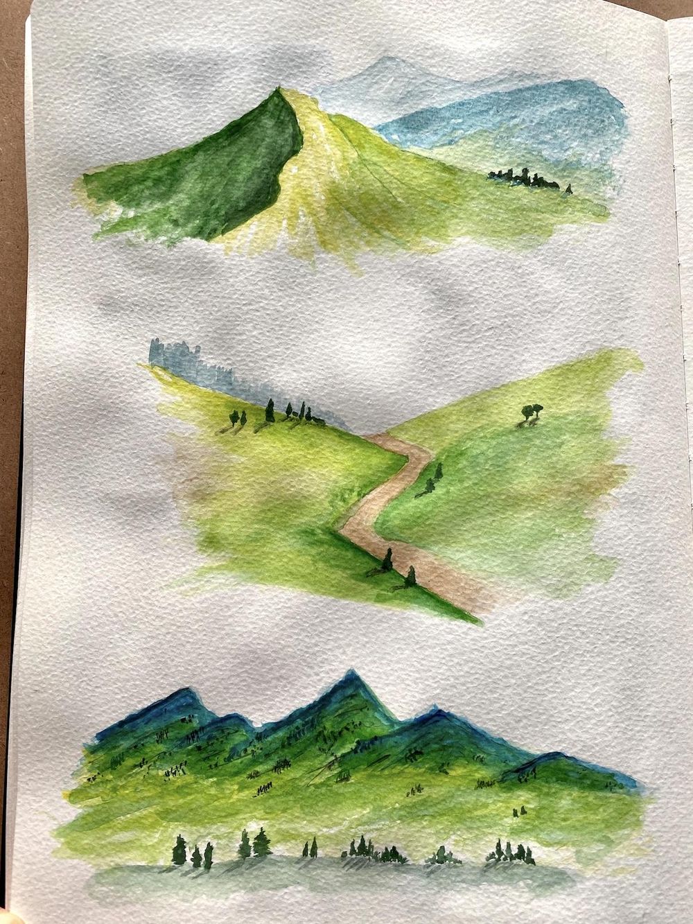 Watercolor landscapes - Z. Nabeel - image 3 - student project