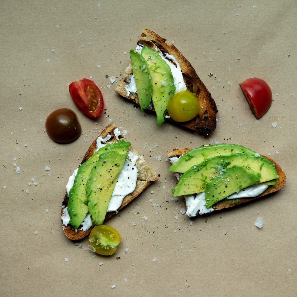 avocado & egg/bacon toasts - image 1 - student project