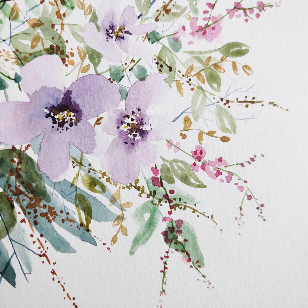 Watercolor Loose Florals: Paint and Explore - image 1 - student project