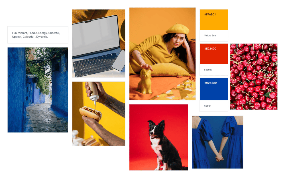 moodboard made on milanote - image 1 - student project