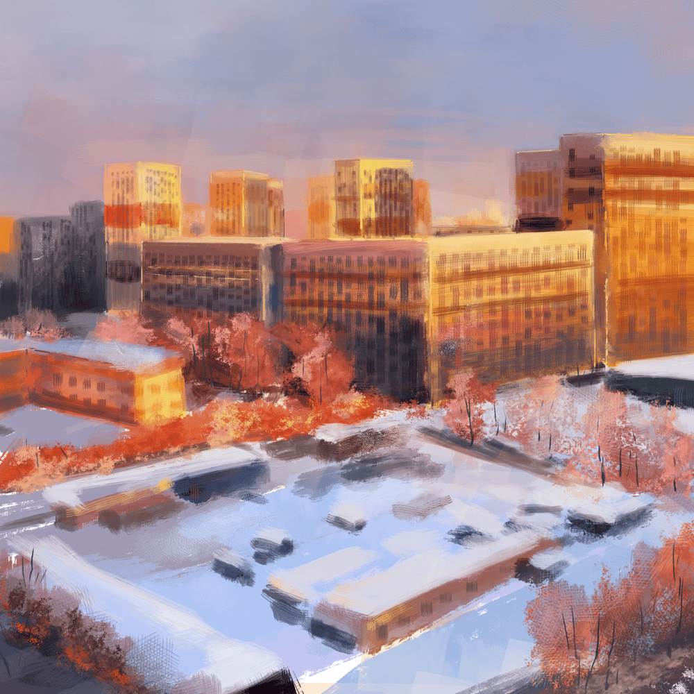 Moscow apartment blocks - image 1 - student project
