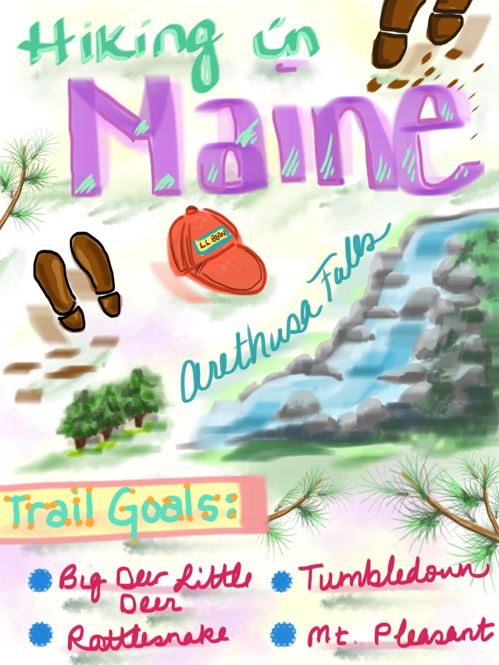 Maine Day Hike Skillshare Student Project