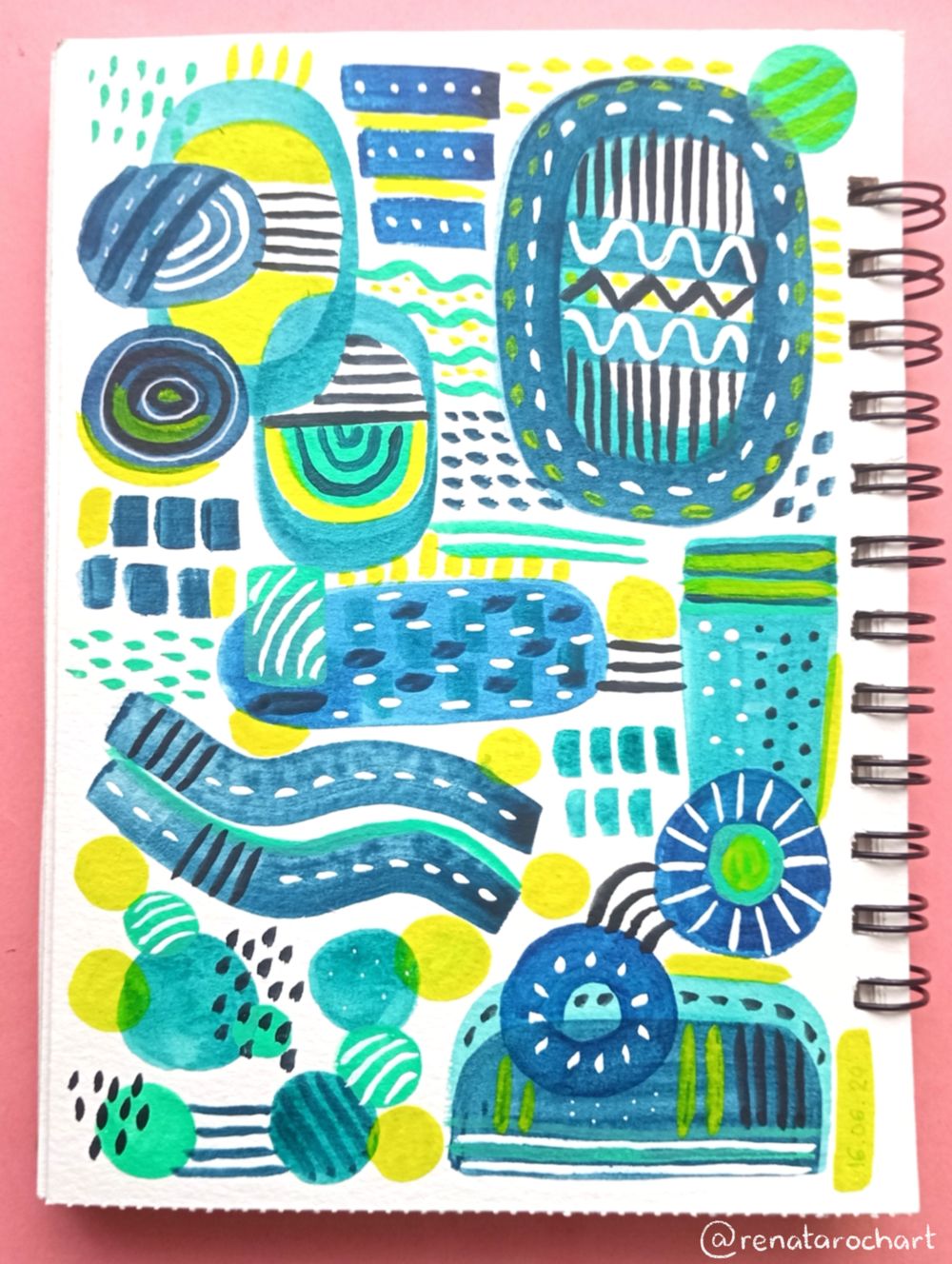 Abstract Watercolor - image 3 - student project