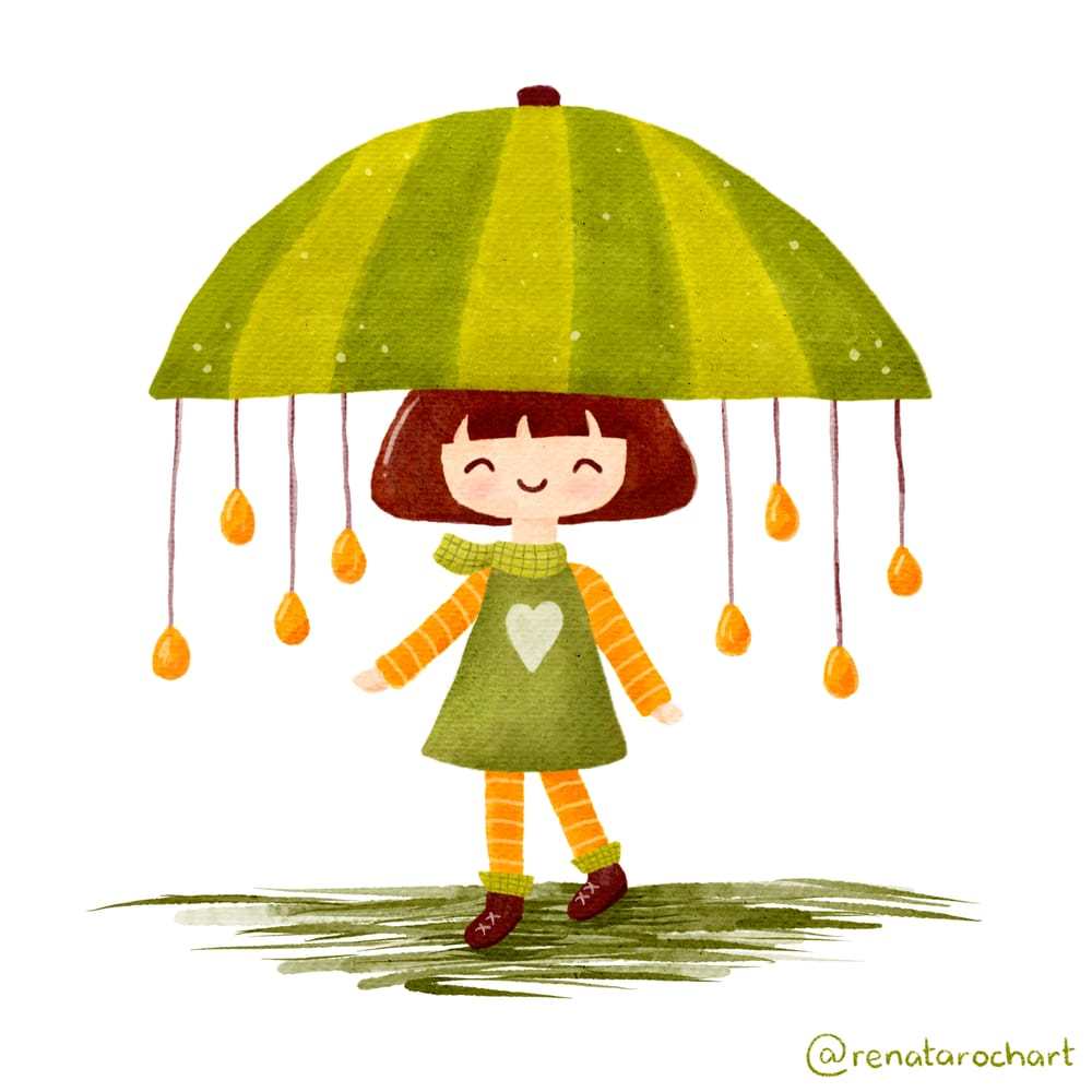 Watercolor Character - image 1 - student project