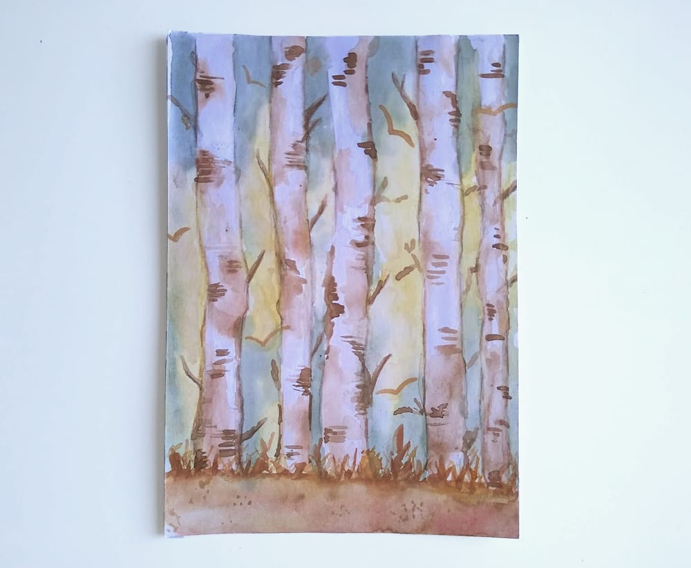 Birch Trees - image 1 - student project