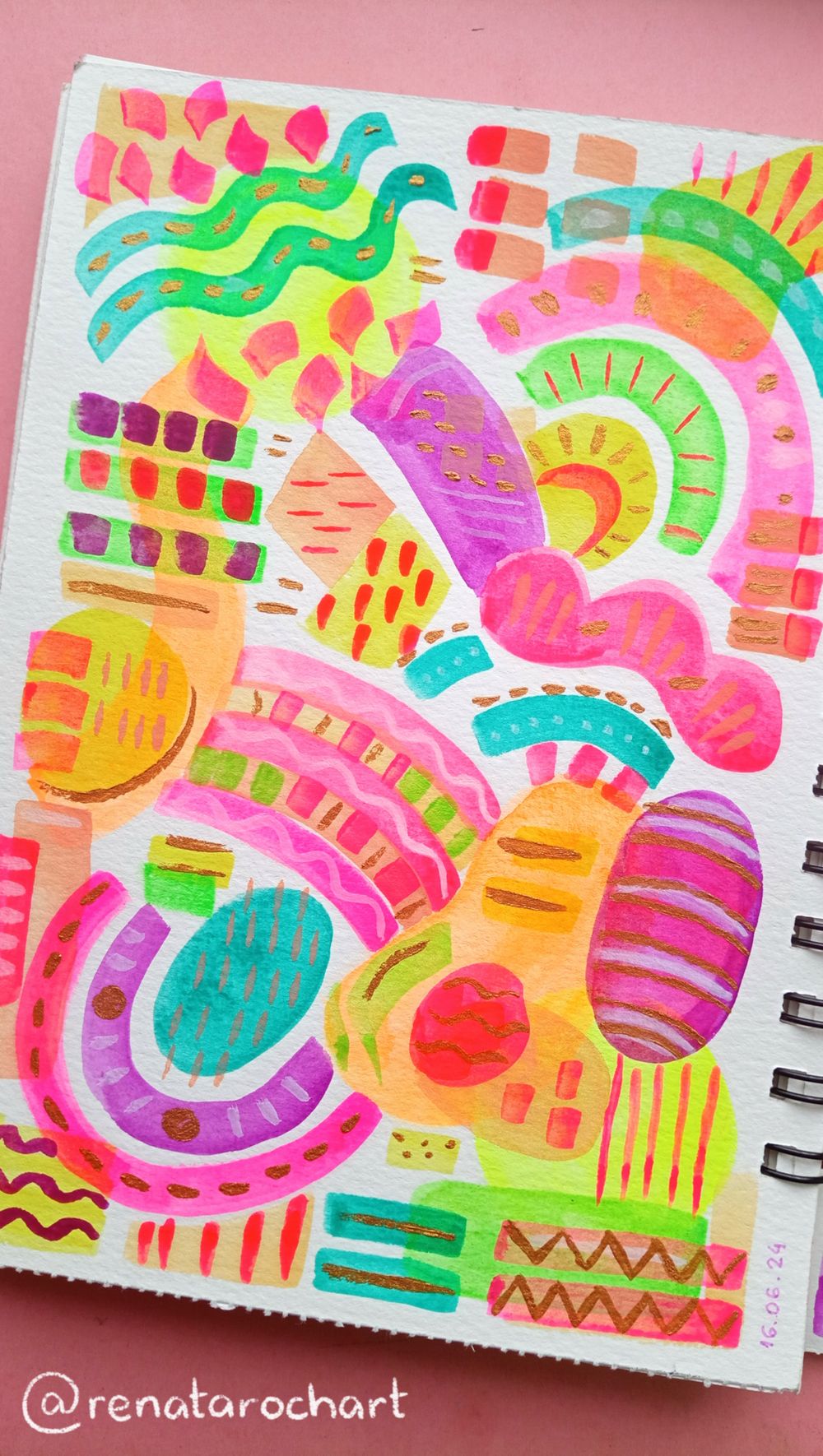 Abstract Watercolor - image 4 - student project
