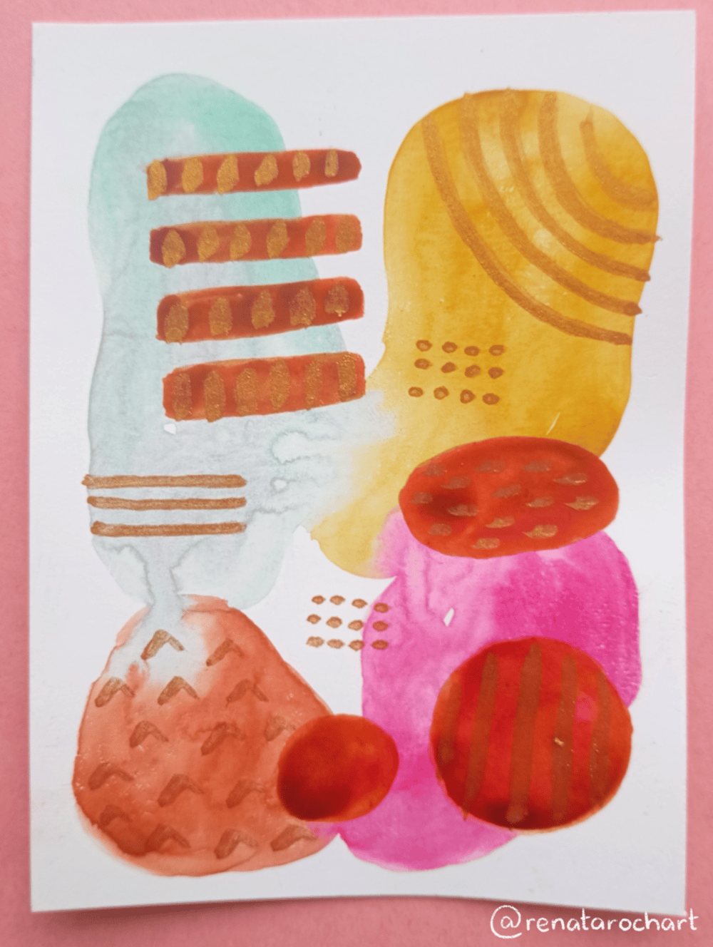 Abstract Watercolor - image 1 - student project