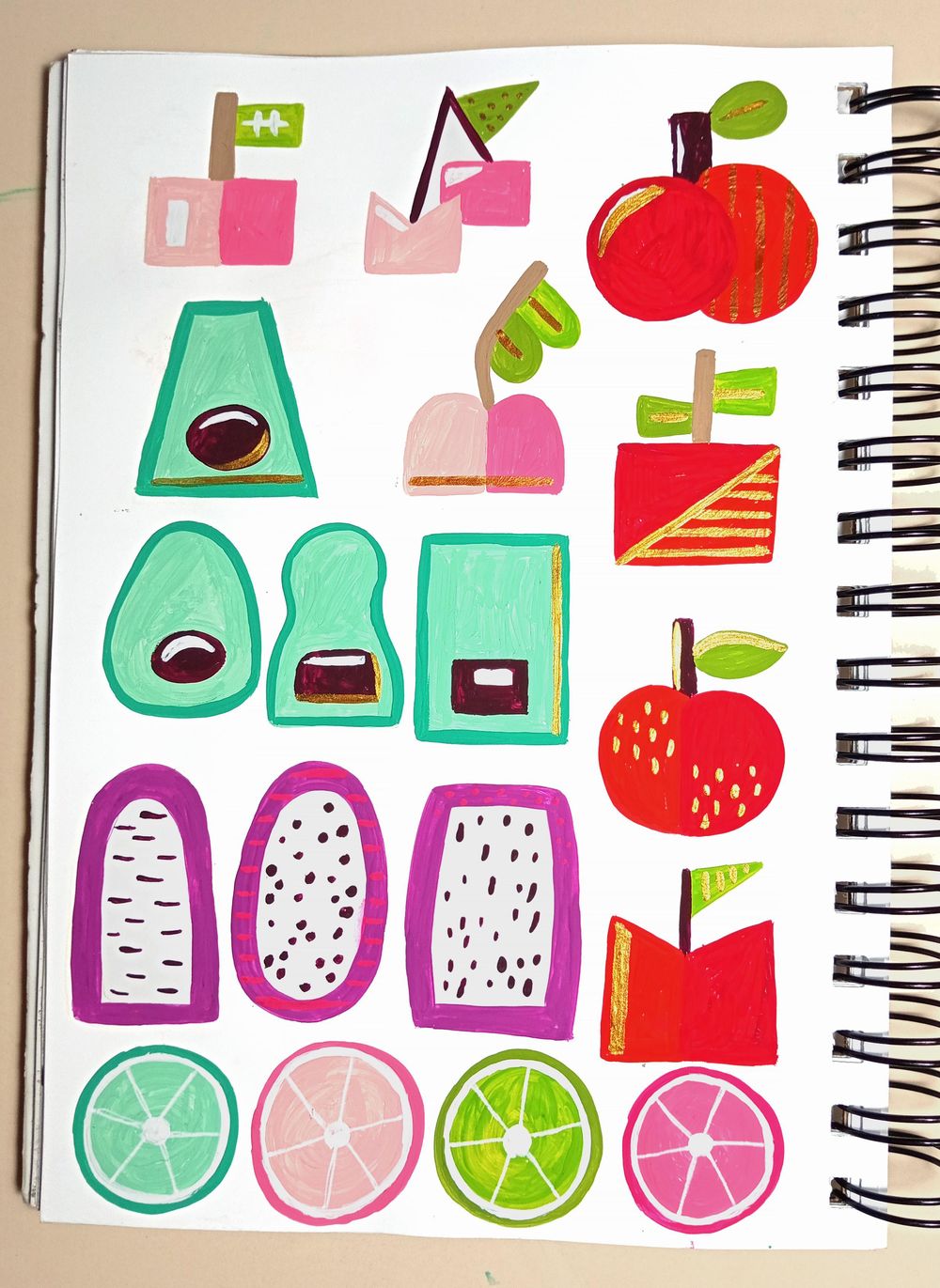 Stylized Tropical Fruits - image 2 - student project