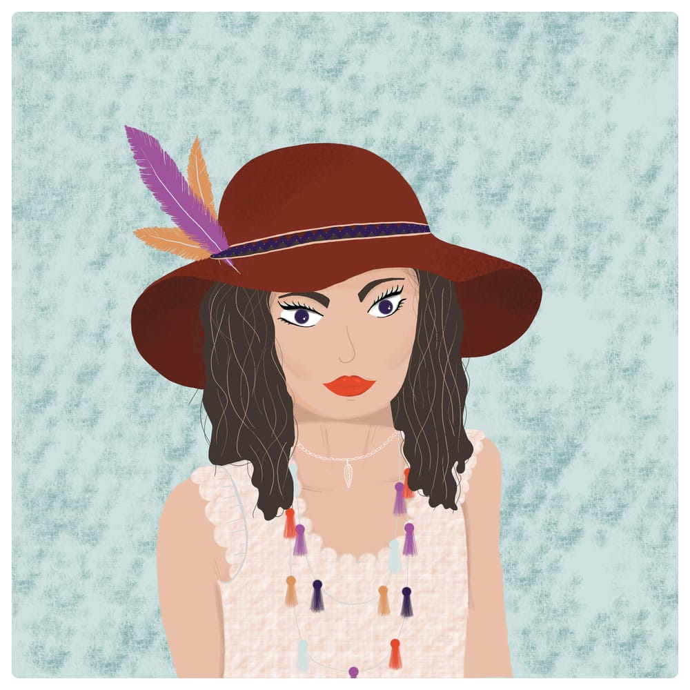 First portrait... first original digital illustration ever - image 4 - student project