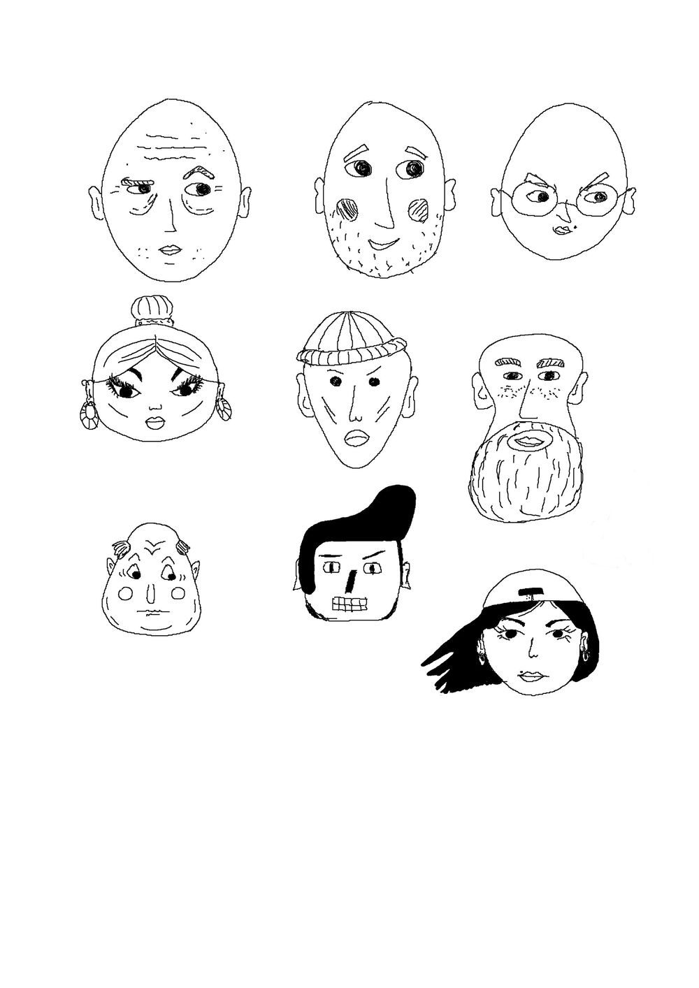 First portrait... first original digital illustration ever - image 2 - student project
