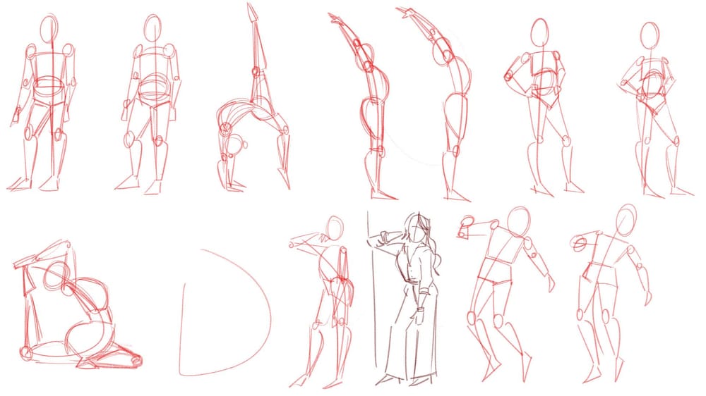 My Dynamic Gesture Drawings - image 3 - student project