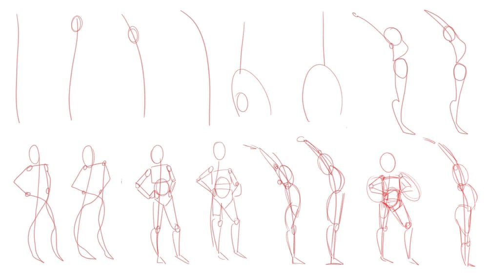 My Dynamic Gesture Drawings - image 2 - student project