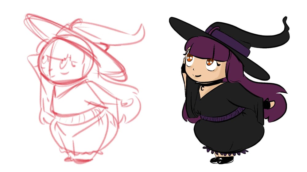 A Cute Witch For Halloween! - image 1 - student project